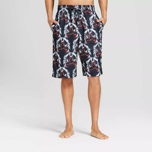 Marvel Deadpool Stray Bullet Pajama Shorts Mens
